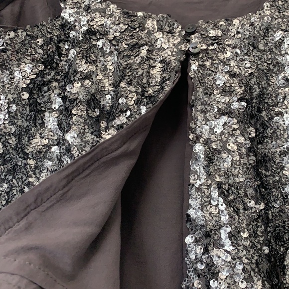 ABERCROMBIE & FITCH sequin crop top - Picture 5 of 14